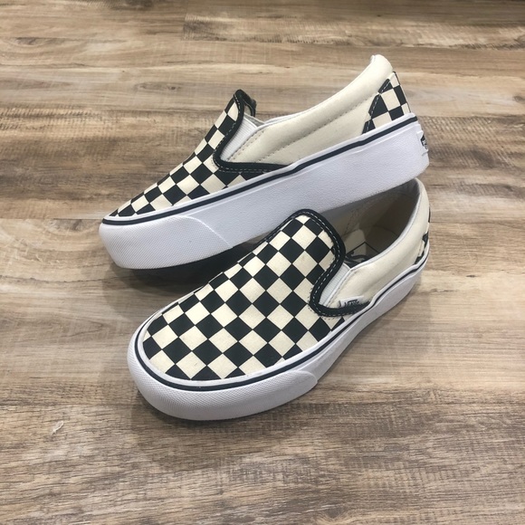 checkered vans poshmark